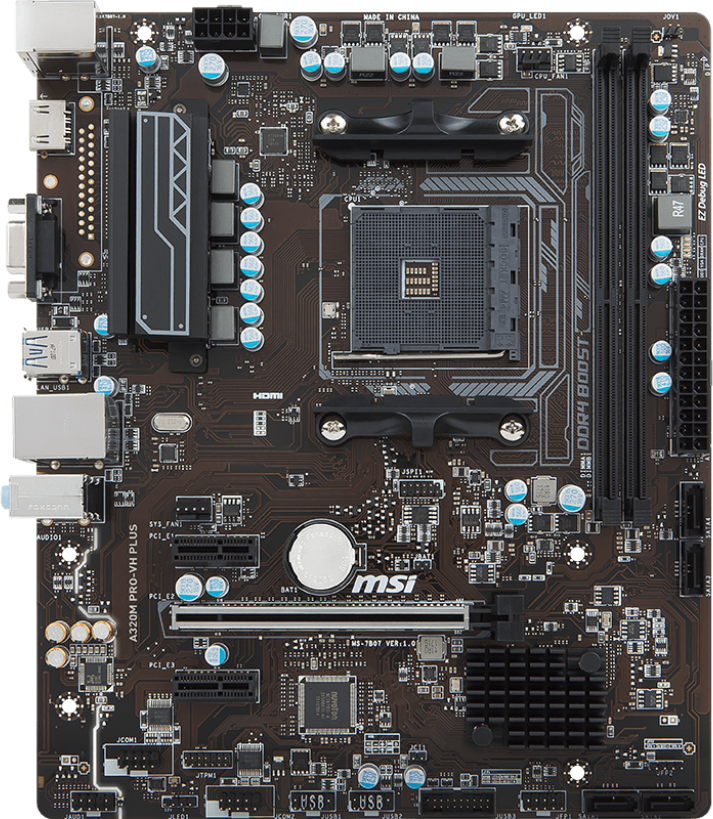 Msi A M Pro Vh Plus Motherboard Specifications On Motherboarddb